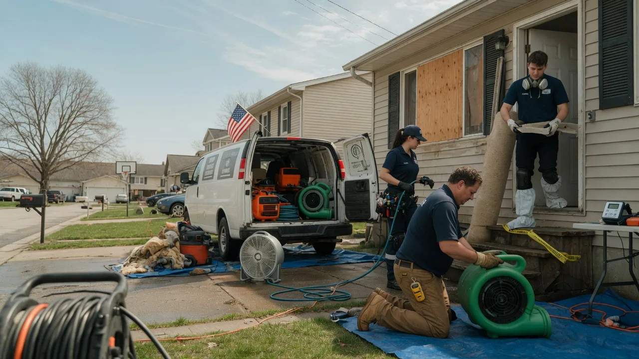 Water Damage Restoration in Newhall, IA near me
